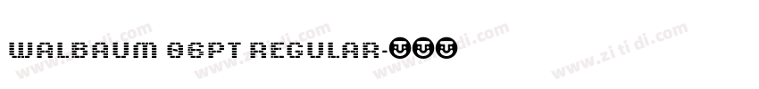 Walbaum 06pt Regular字体转换